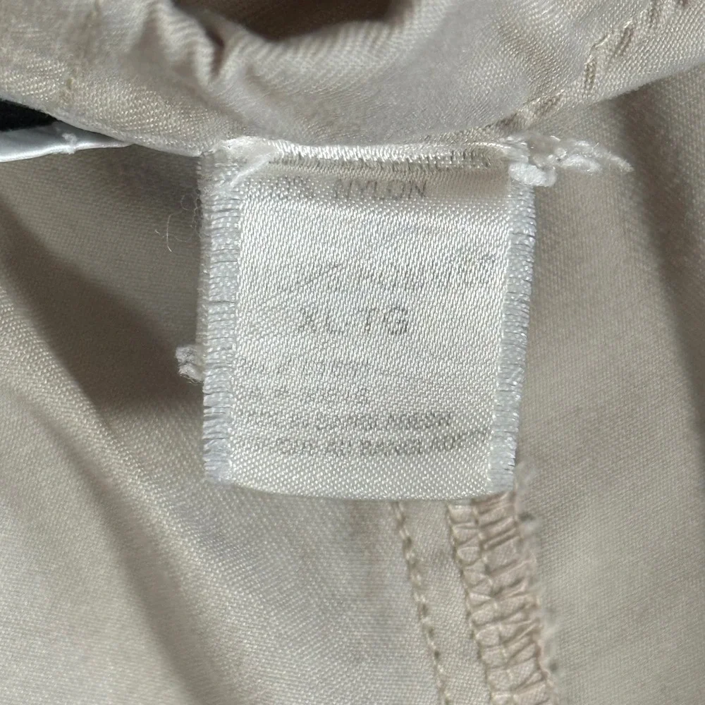 The North Face Hiking Pants Mens XL Tan Nylon‎ Cargo Belted Outdoor Trousers